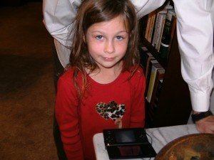 GK, my younger grandchild, got a Nintendo DS, much to her surprise after leaving a secret message to Santa in Ariz.