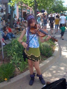 Street Musician at Paseo Festival