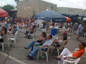 This is a part of the Memorial Day Paseo Festival crowd early Monday afternoon at the South Stage
